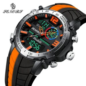 Senors Tactical Dual Display Digital Sport Watch