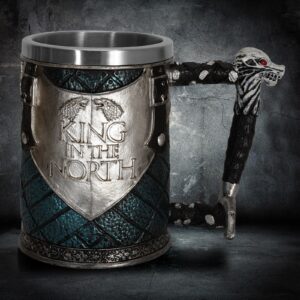 King of the North Viking Mug – Medieval Shield Beer Tankard