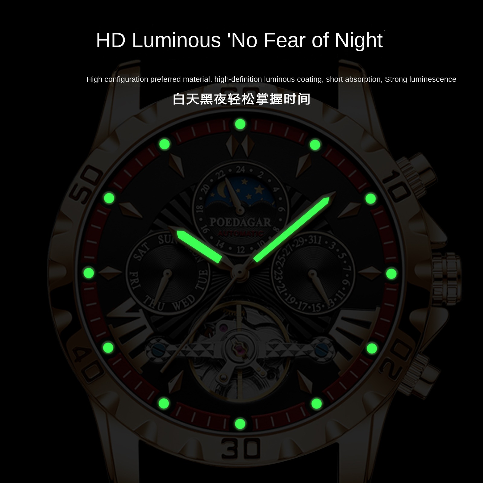 Apex Chrono Automatic Watch – Luxury Waterproof Mechanical Watch - Image 2